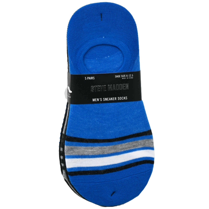 5pk MEN SNEAKER LINERS SIZE 10-13 STEVE MADDEN C/P 36