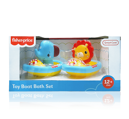 Fisher Price Bath Boat 2pk C/P 6