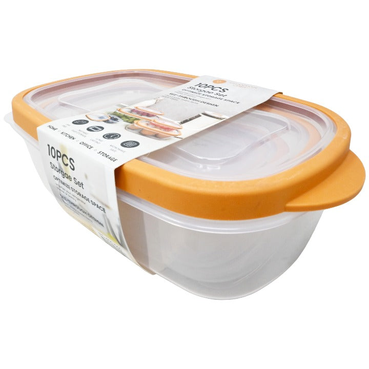 5pk Pmp Rect Food Container Set C/P 12 Phantom Chef