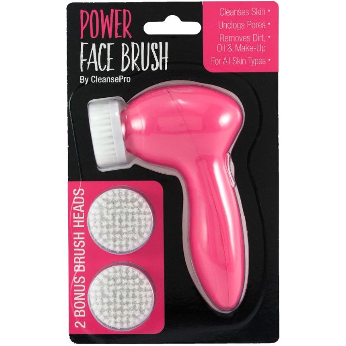 SONIC FACIAL BRUSH W/3pc NYLON BRUSH HEAD C/P 36