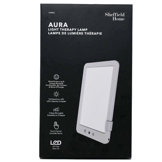 BLACK AURA LED THERAPY LAMP W/SENSOR TOUCH DIMMER C/P 4