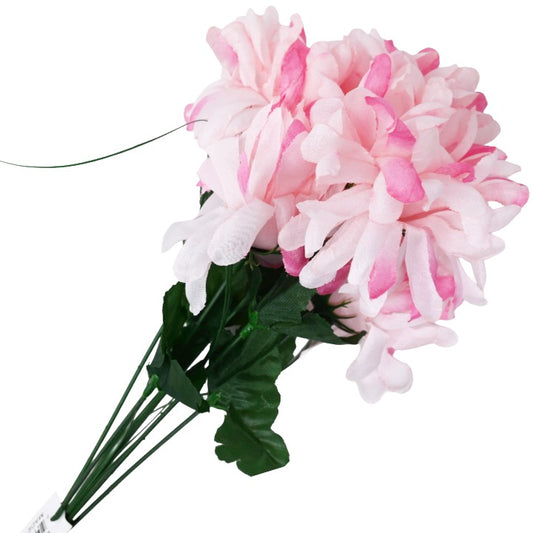 Pink Ball Mum Bush 6 Flowers C/P 288
