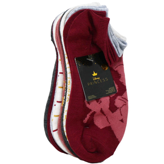 9pk WOMEN DISNEY PRICESS DREAMER NS SOCKS SIZE 9-11 C/P 60