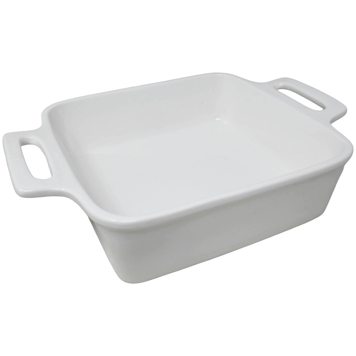 Wht Square Bakeware w/Handles C/P 12