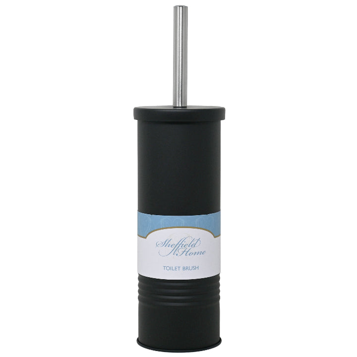 MATTE BLACK TOILET BRUSH HOLDER C/P 12