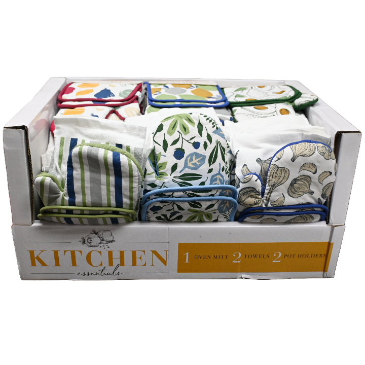 5pc KITCHEN SET ASST PRINTS C/P 72