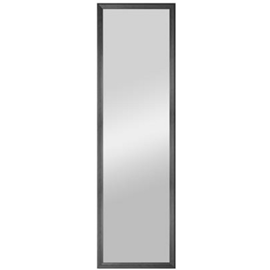 18.9x66" LARA BLACK LEANER FRAMED MIRROR C/P1
