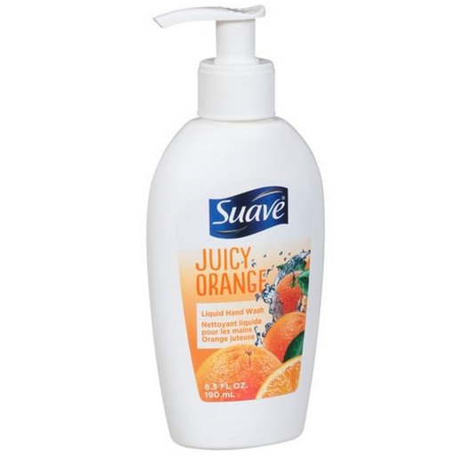 6.5oz (190ml) SUAVE LIQUID HAND WASH JUICY ORANGE C/P 24