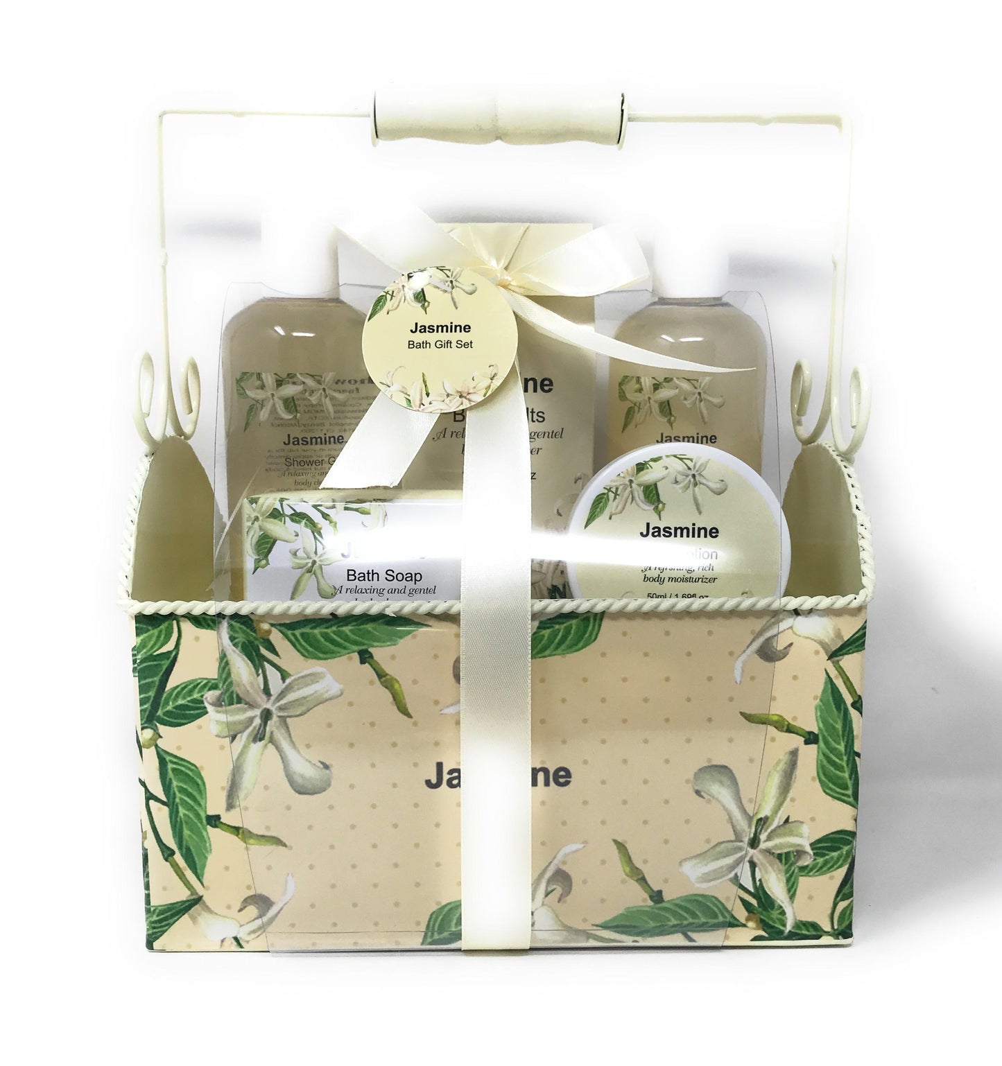 5PC JASMINE BATH SET C/P 6