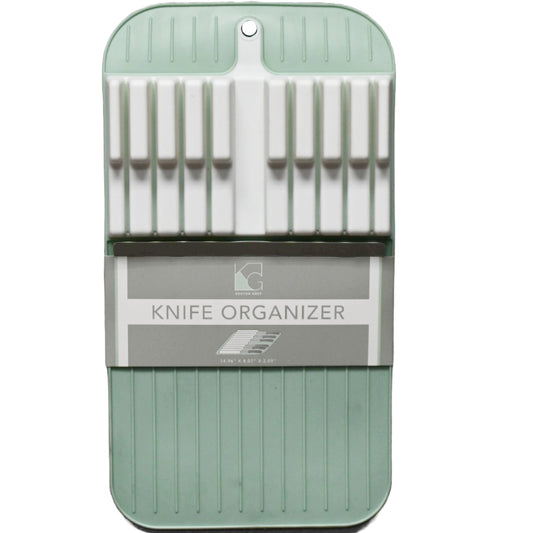 15x8x2" Grey Silicone Knife Organizer C/P 24