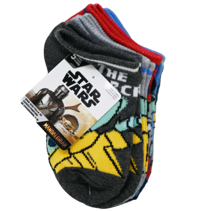5pk THE MANDALORIAN THIS IS THE WAY NS SOCKS SIZE 4-6 C/P 60