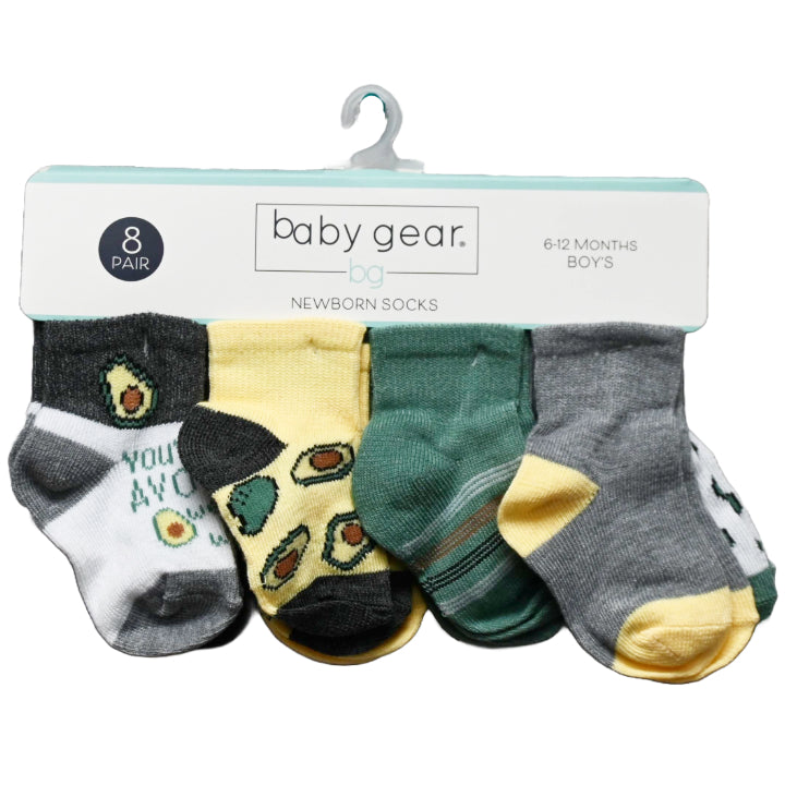 8pk ASST SHORTIES SOCKS C/P 60