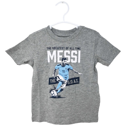 MESSI GRAY THE BEST GRAPHIC T-SHIRT 3-ASST SIZE 2T,3T,4T C/P 24