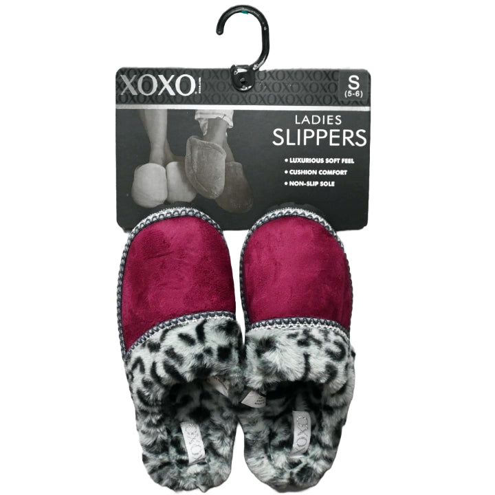 S-L XOXO PURPLE LADIES SLIPPERS C/P 24