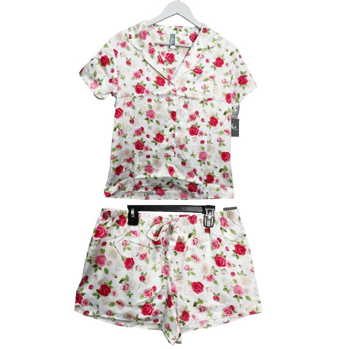 2pc XL Iv Shirt Short Set C/P 20 PJ Couture