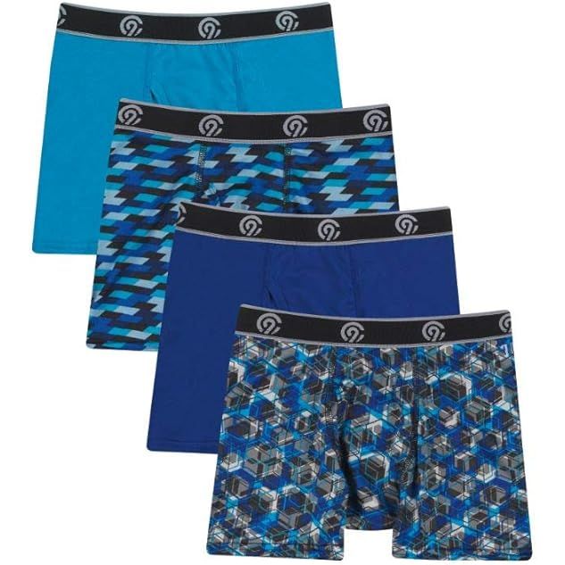 4pk MED. BOYS ASST COLOR BOXER BRIEFS C9 CHAMPION C/P 12
