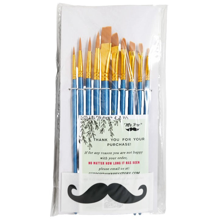 10pk Paint Brush Set C/P 72 Mr. Pen