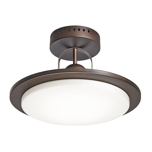 14.62" KICHLER OIL RUBBED BRONZE LED CEILING LIGHT C/P 1,COLOR BOX