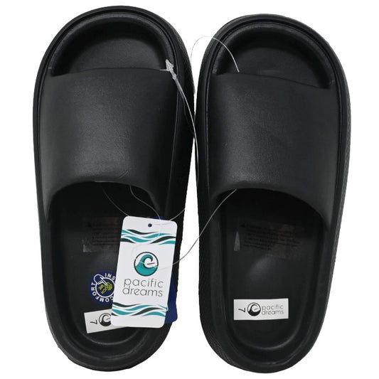 *OUTSIDE OF CA* BLACK WOMEN SLIDE SANDAL 5-ASST SIZE C/P 15