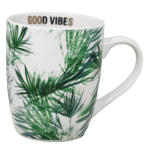 16oz White Good Vibes Mug C/P 36