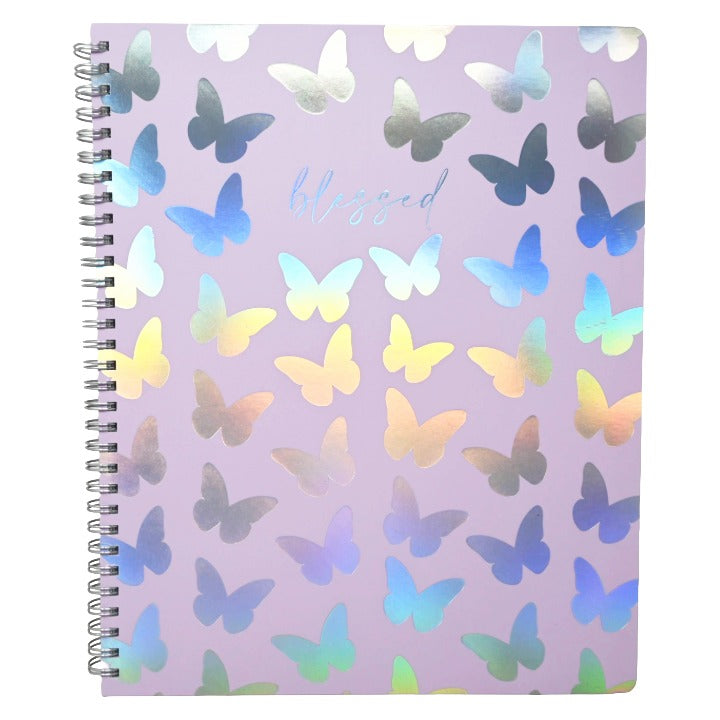 Side Tab Sprial Notebook Butterflies C/P 12