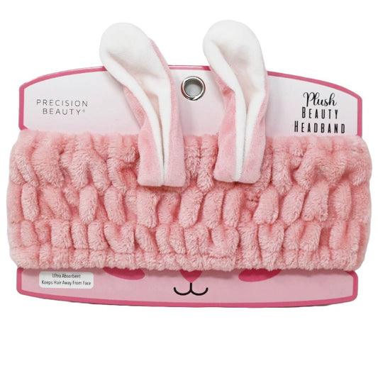 BUNNY PLUSH PRECISION BEAUTY HEADBAND C/P 72