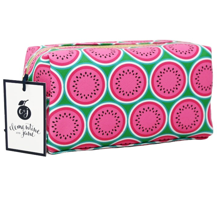 *OUTSIDE OF CA* LRG WATERMELON PRINTED PENCIL CASE C/P 40