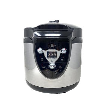 6qt ELITE BLACK PRESSURE COOKER C/P 1