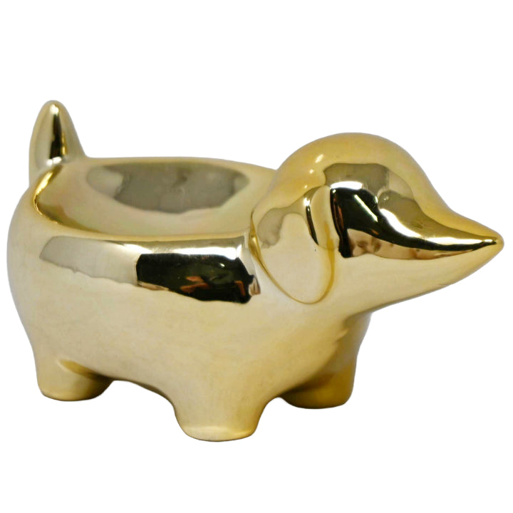 Gold Animal Trinket Tray- Dog C/P 48