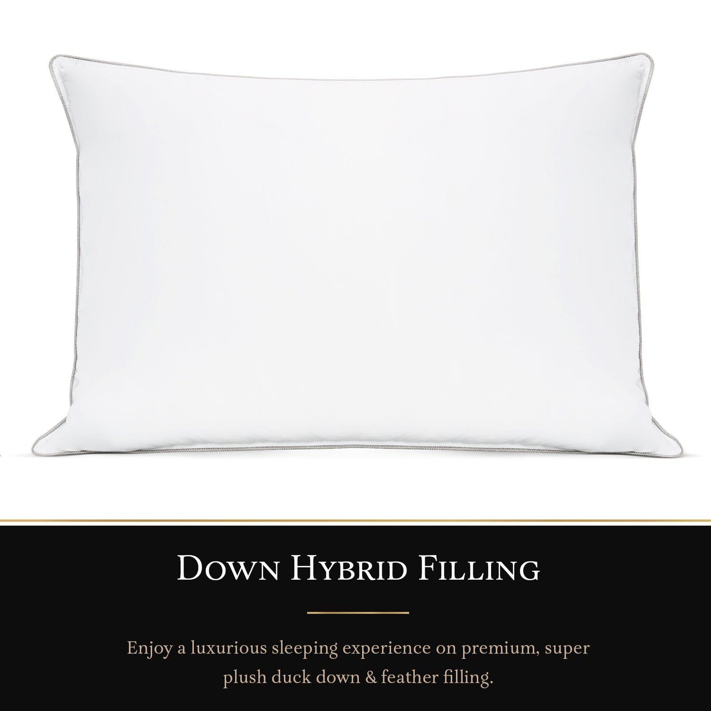 White Hybrid King Pillow C/P 3