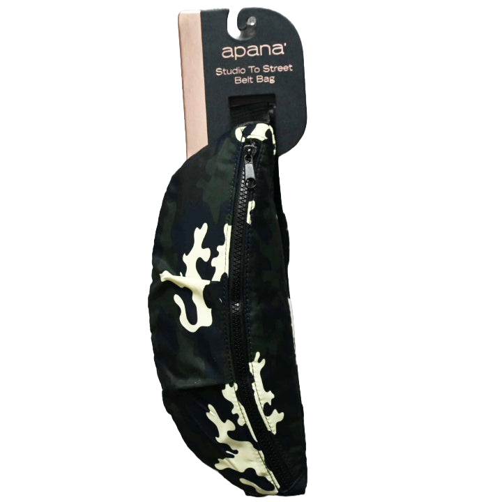 Lime Camo Studio To Street - Pleated Waist Pack C/P 36