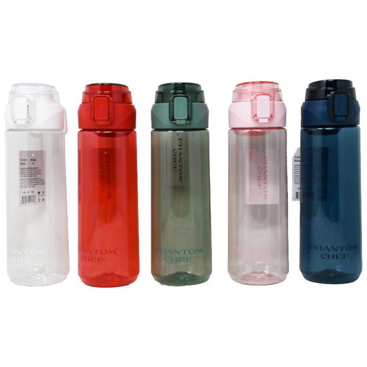 5 Asst 25.3oz Bottle w/Grip Hydration (750 ml) PET BPA Free C/P 50