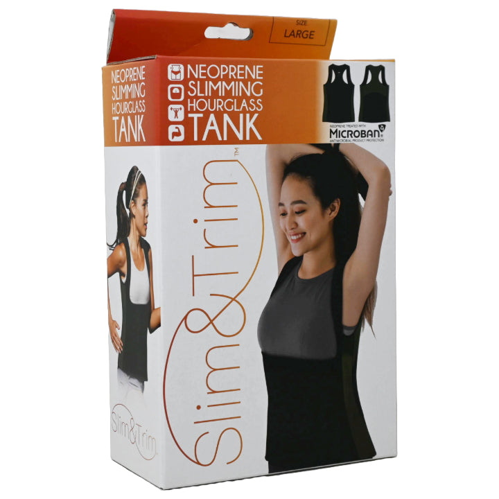 LRG BLK/OLIVE WOMEN HOURGLASS NEOPRENE TANK (BOXED) C/P 12