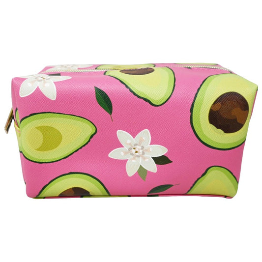 *OUTSIDE CA* PINK PENCIL CASE W/AVOCADO PRINT CLEMENTINE AND JANE C/P 40