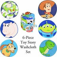 TOY STORY 6PC WASHCLOTH C/P 12