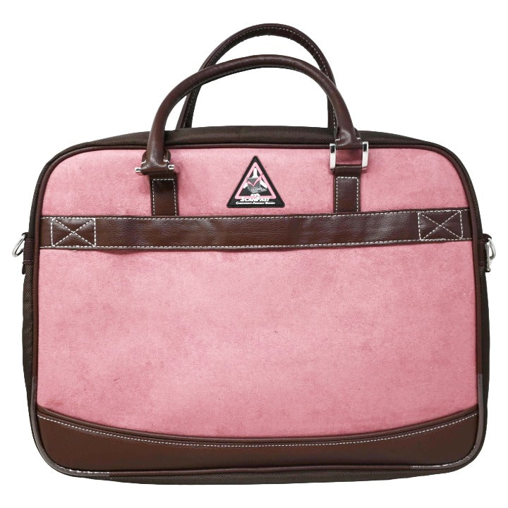 Pnk Suede Briefcase C/P 5 Mobile Edge