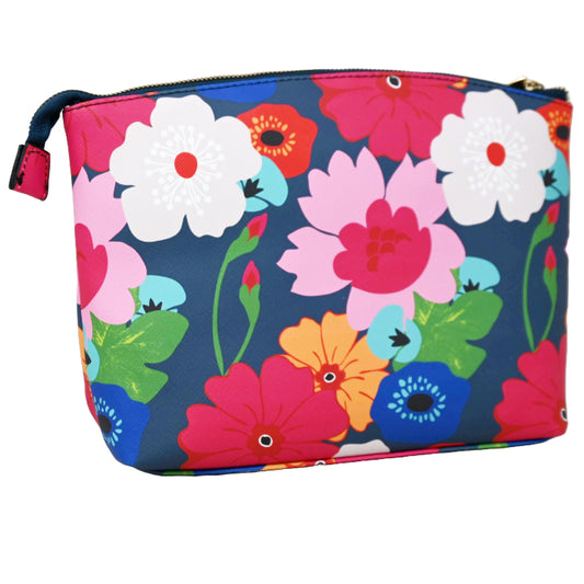 *OUTSIDE OF CA* LRG PRINTED CURVED TOP POUCH C/P 40