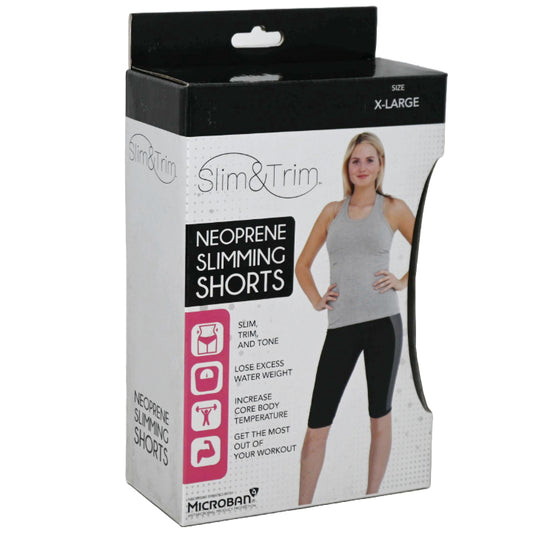 XL BLK/GRY WOMEN NEOPRENE SHORT (BOXED) C/P 12