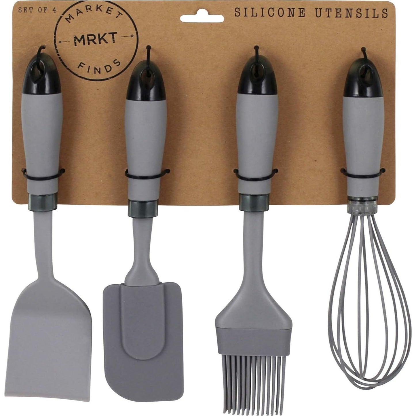 4 Pack Grey Utensil Set C/P 48