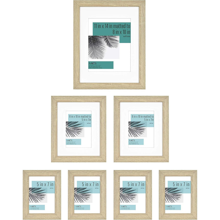 7pc FRAME NAT Set STUDIO GALLERY WOODGRAIN C/P 1