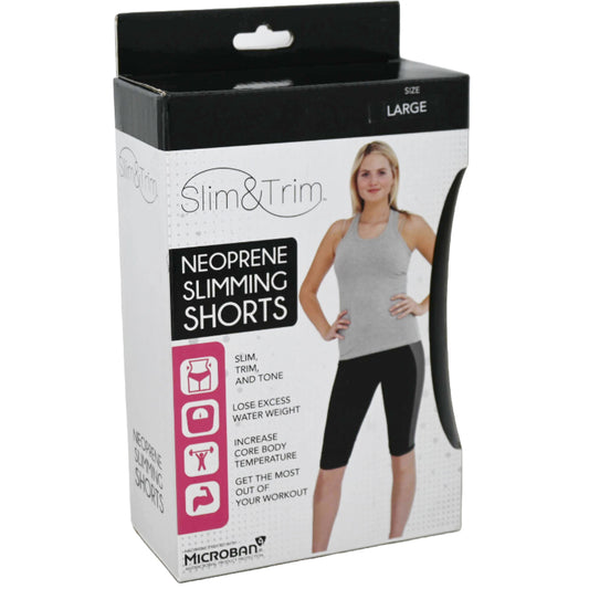 LRG BLK/GREY WOMEN NEOPRENE SHORT (BOXED) C/P 12