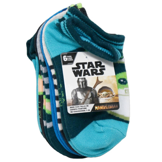 6pk STAR WARS MANDALORIAN THE CHILD NS SOCKS SIZE 4-6 C/P 24