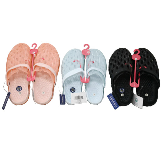 *OUTSIDE OF CA* WOMEN 2-TONE CLOGS SHOES 3-ASST COLORS/6-ASST SIZE C/P 36