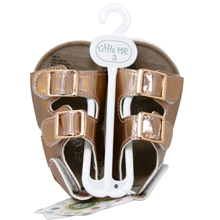 Little Me SANDALS - ROSE GOLD PU - HARD SOLE C/P 36