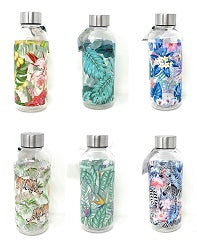 20oz TROPICAL WATER BOTTLE ASST PRINTS C/P 48