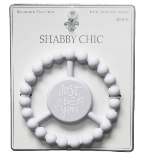 1pc Silicone Peace Teether - Lavender "Just Be You" C/P 100