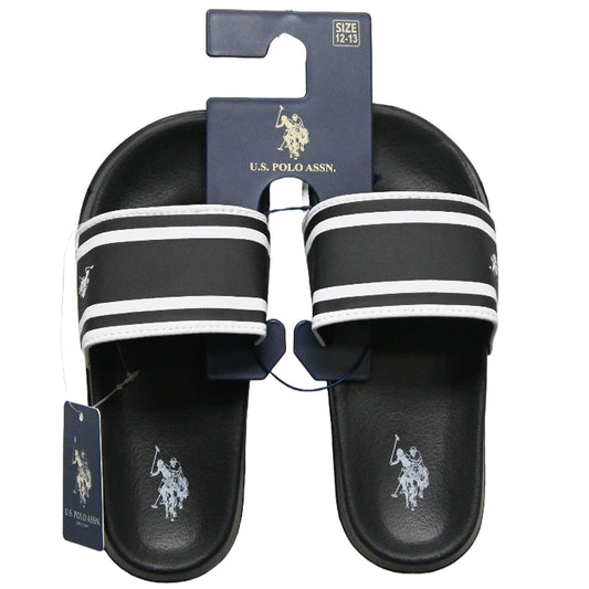 U.S. POLO ASSN. BOYS BLACK SANDALS C/P 24