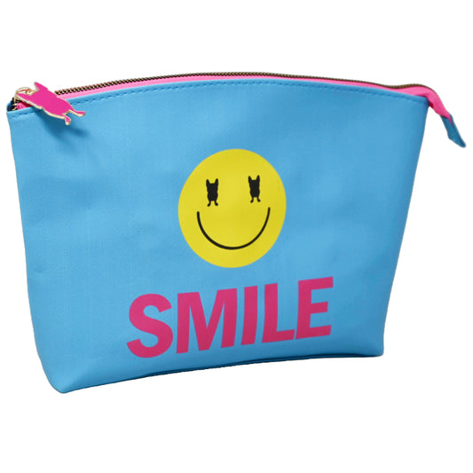 *OUTSIDE OF CA* LRG PRINTED CURVED TOP POUCH C/P 40