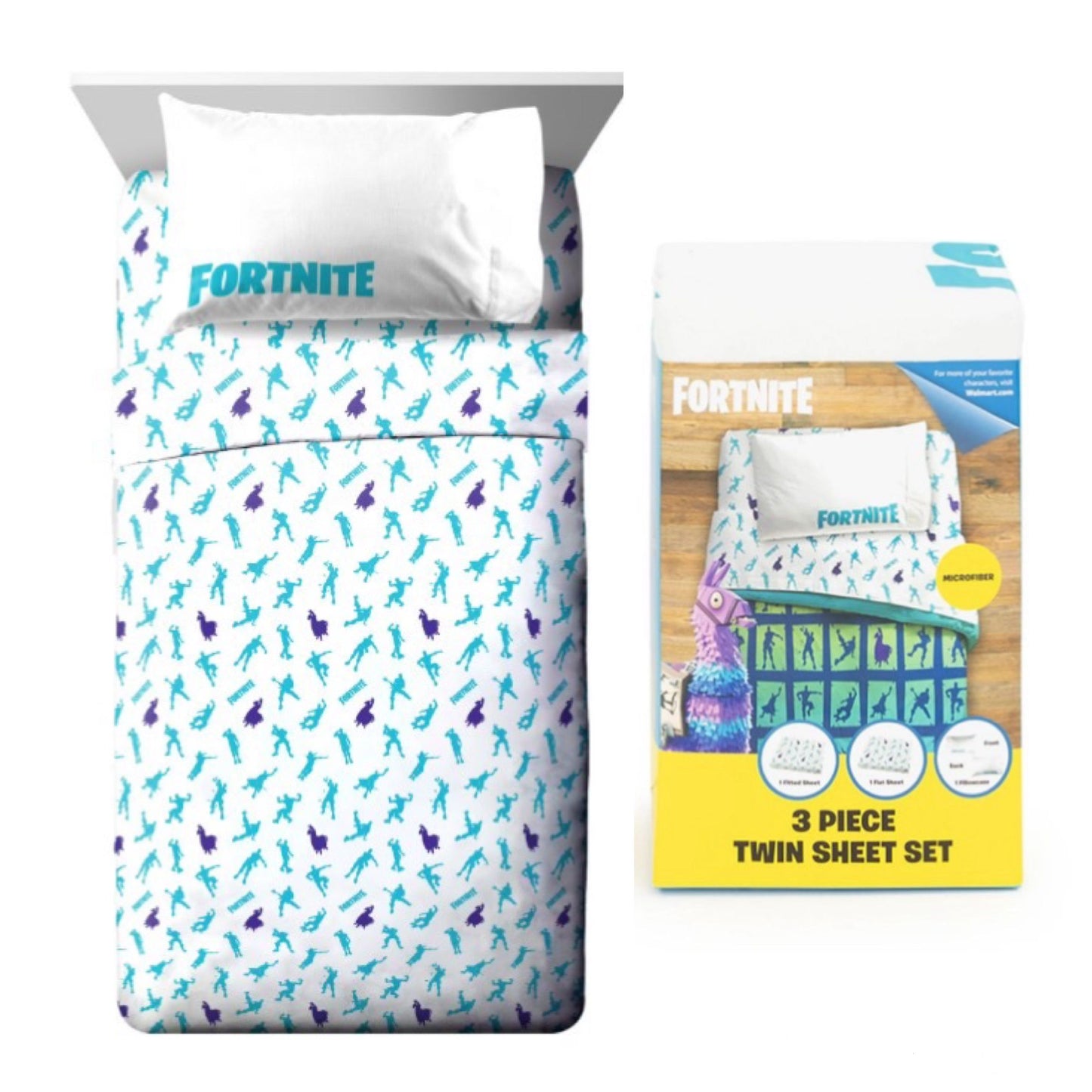 3pc Twin Fortnite Sheet Set C/P 6