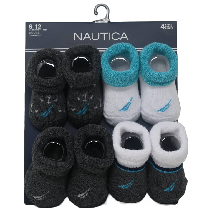 4pk NAUTICA BOYS ANCHOR FC BOOTIES C/P 60